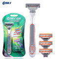 Private Label Mens 3 Blade Shaving System Razor